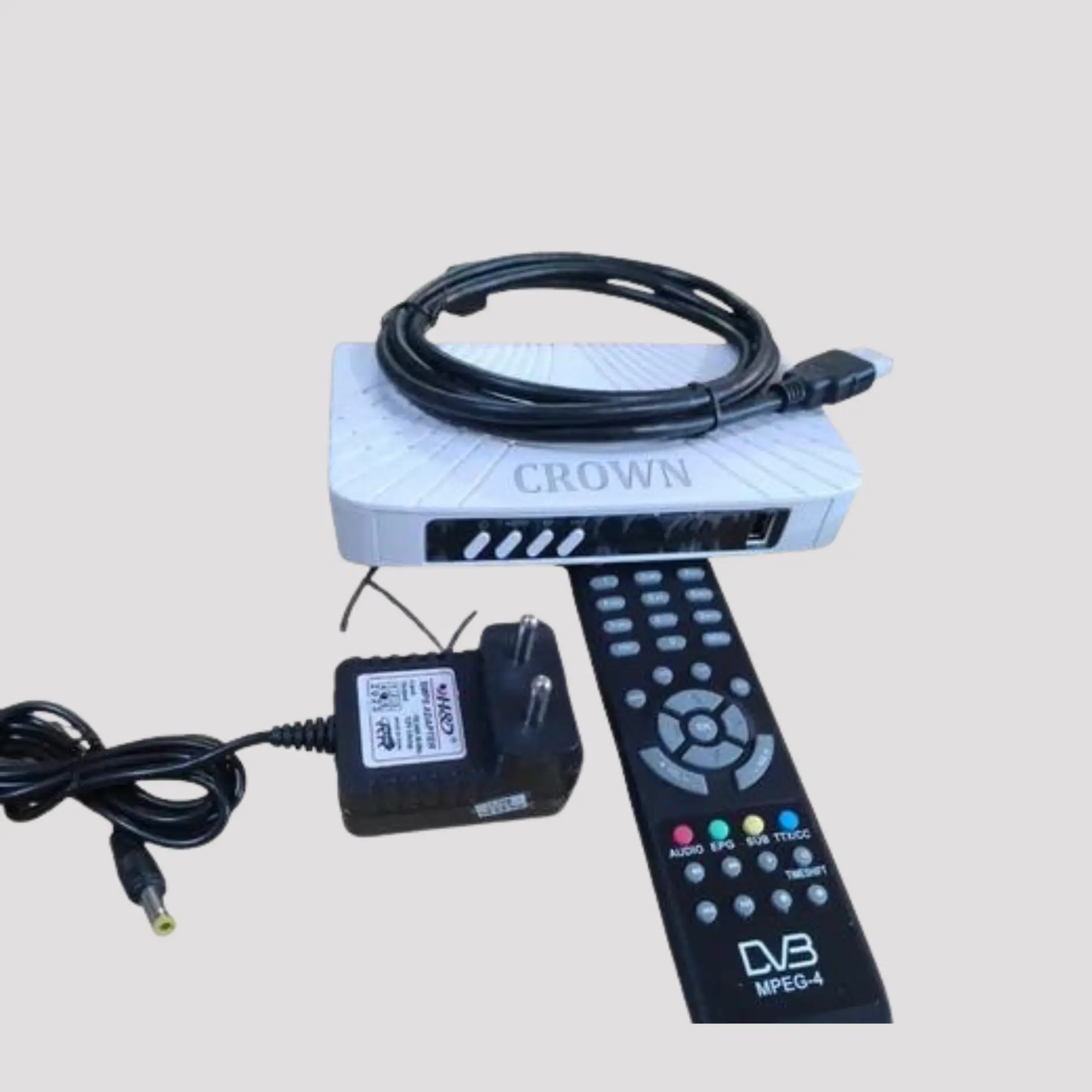 Crown HD Set Top Box Free Dish | Free Installation Service