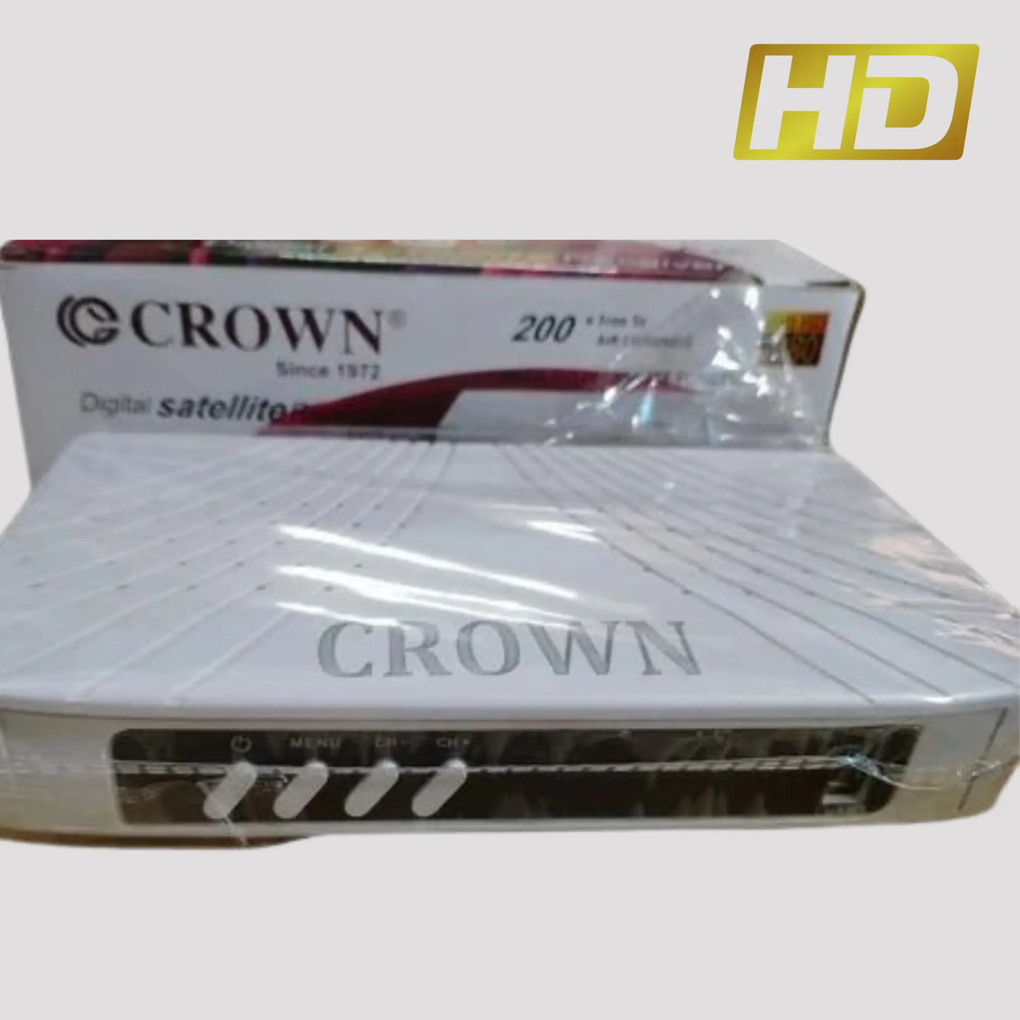 Crown HD Set Top Box Free Dish | Free Installation Service
